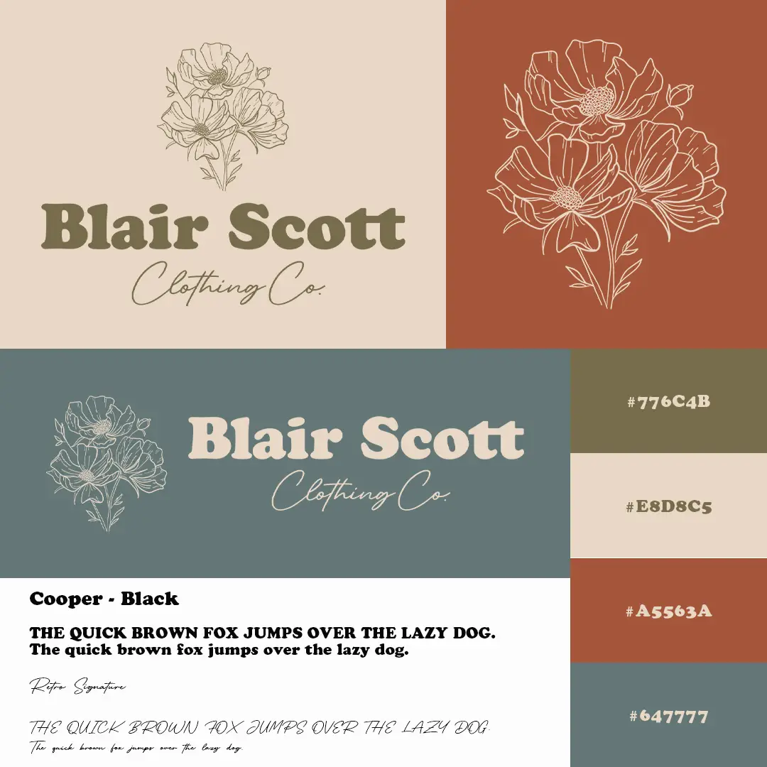 Blair Scott Clothing Co. — Apparel project by Apex Aesthetics
