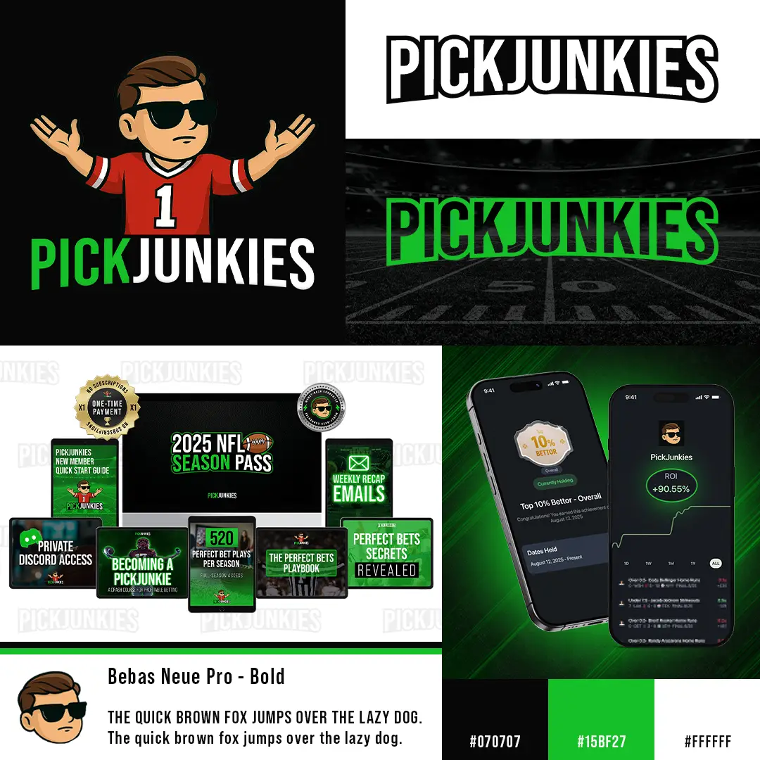 PickJunkies — Sports Betting project by Apex Aesthetics