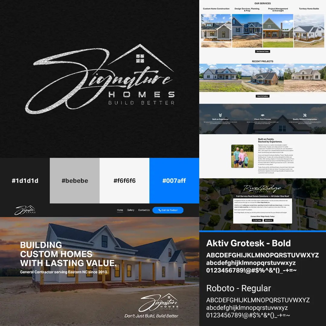 Signature Homes — Real Estate project by Apex Aesthetics
