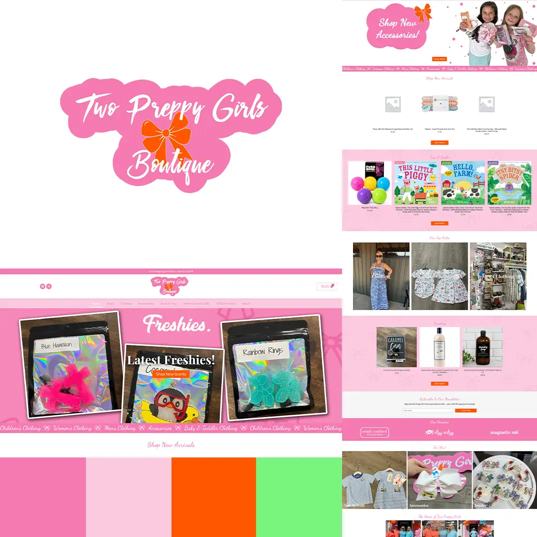 Two Preppy Girls Boutique — Retail project by Apex Aesthetics